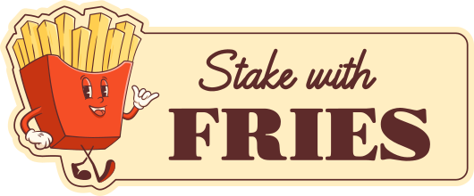 Stake with FRIES Logo